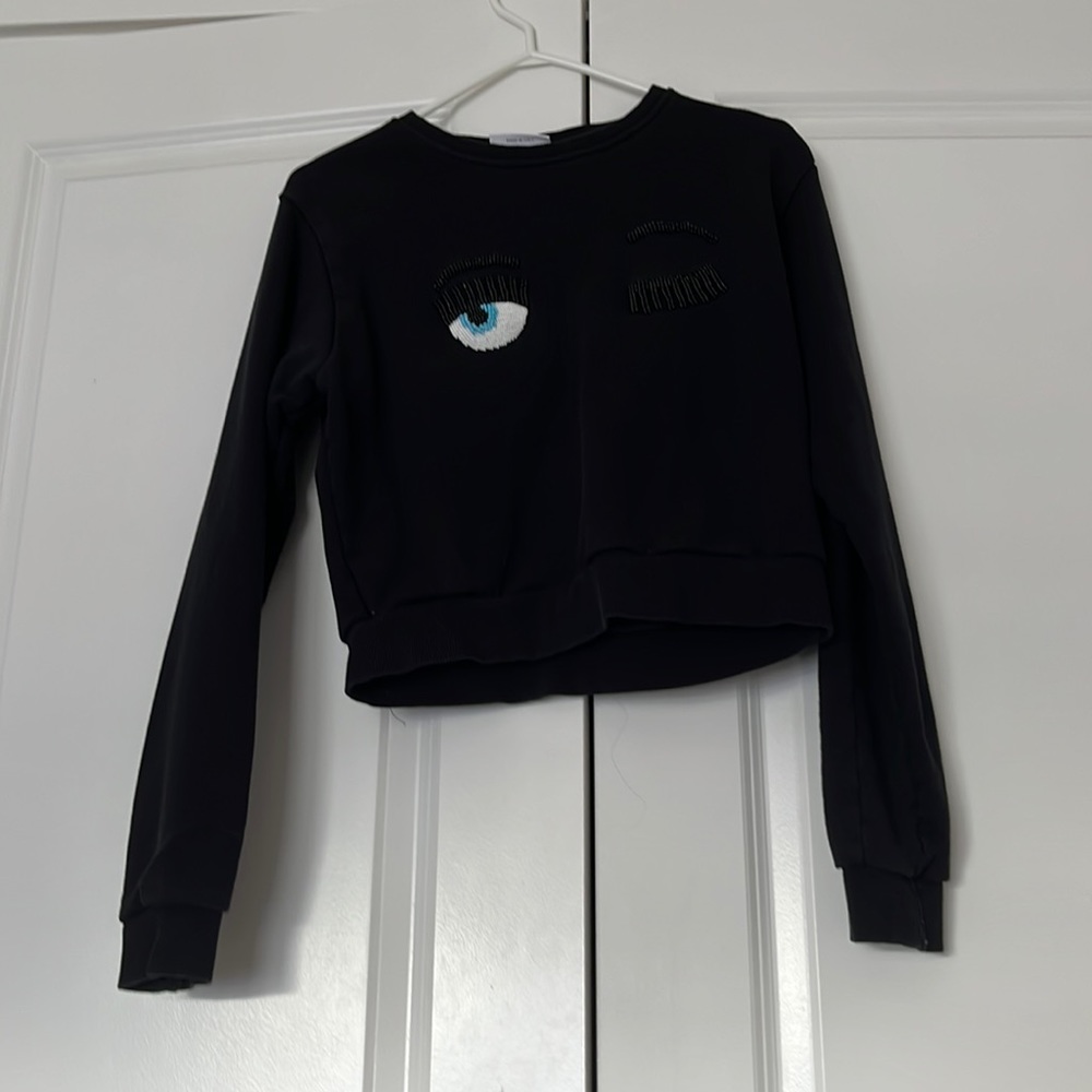 Chiara Ferragni wink patches sweatshirt - Picture 2 of 9